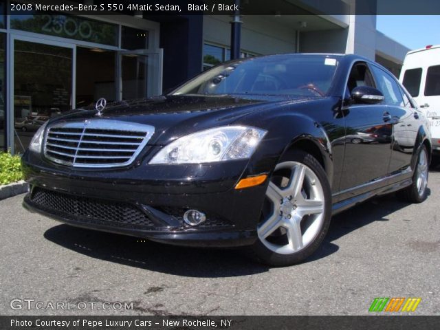 2008 Mercedes-Benz S 550 4Matic Sedan in Black