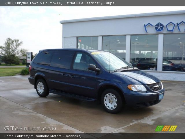 2002 Chrysler Town & Country LX in Patriot Blue Pearlcoat