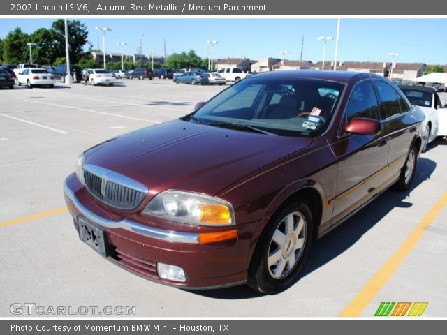 2002 Lincoln LS V6 in Autumn Red Metallic