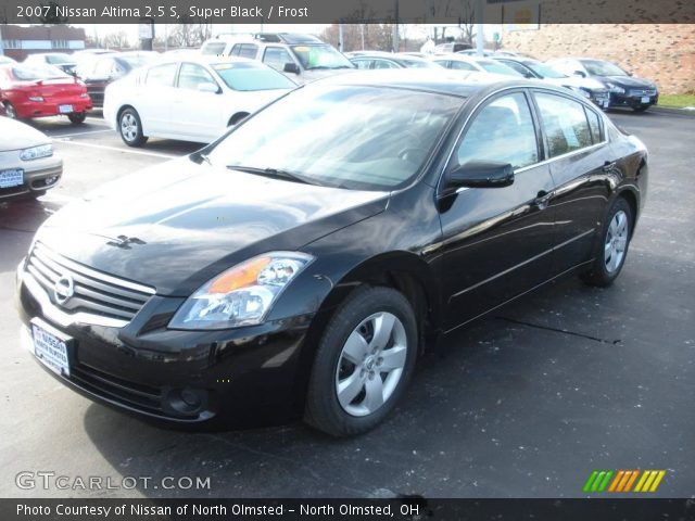 2007 Nissan Altima 2.5 S in Super Black