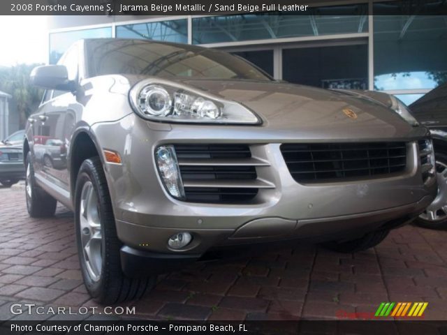2008 Porsche Cayenne S in Jarama Beige Metallic
