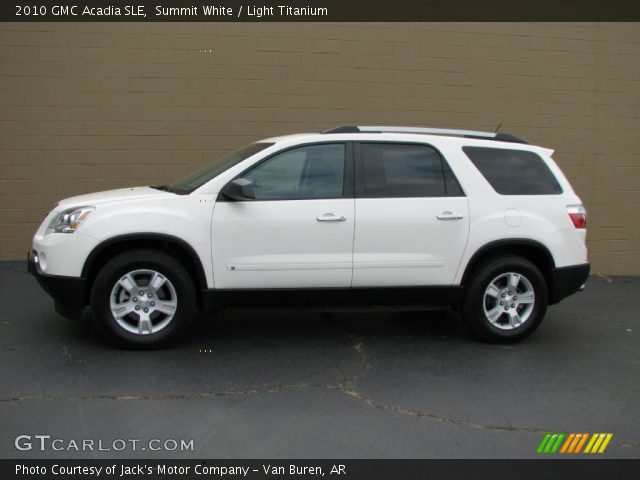 2010 GMC Acadia SLE in Summit White