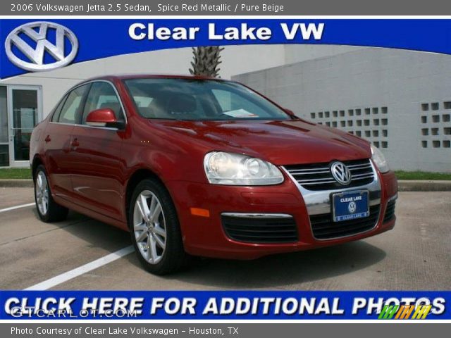 2006 Volkswagen Jetta 2.5 Sedan in Spice Red Metallic