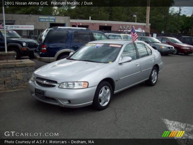 2001 Nissan Altima GXE in Platinum Metallic