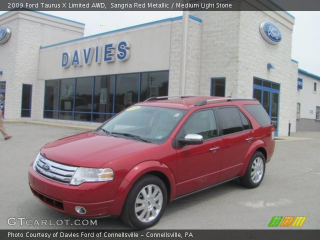 2009 Ford Taurus X Limited AWD in Sangria Red Metallic