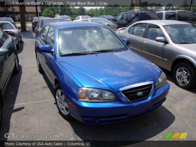 2006 Hyundai Elantra GLS Sedan in Tidal Wave Blue