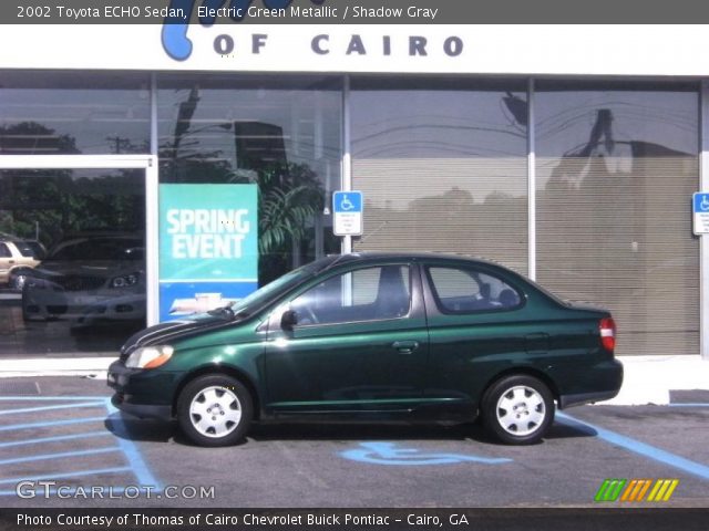 2002 Toyota ECHO Sedan in Electric Green Metallic