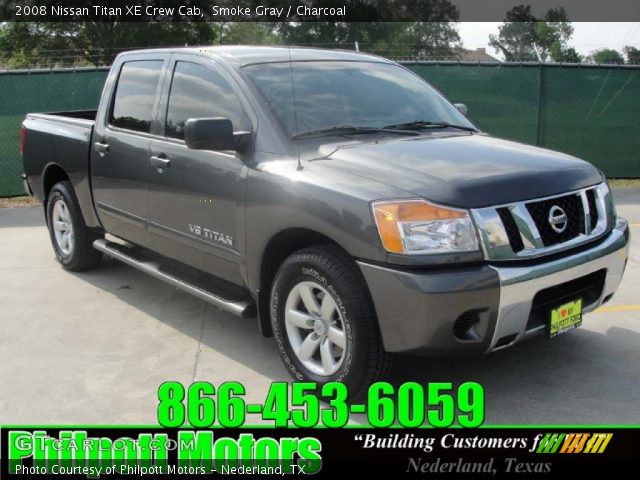 2008 Nissan Titan XE Crew Cab in Smoke Gray