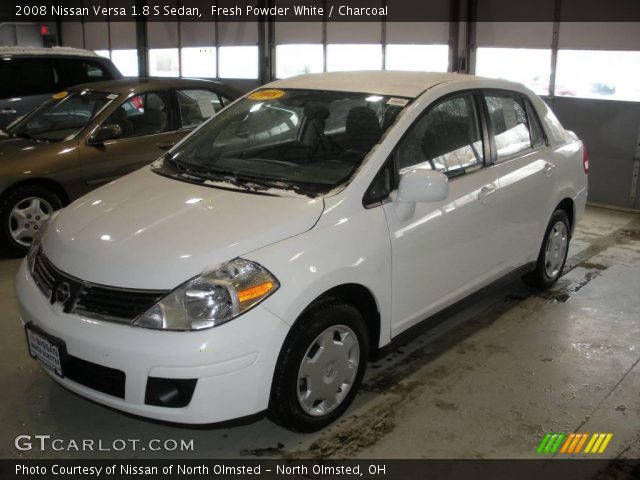 2008 Nissan Versa 1.8 S Sedan in Fresh Powder White