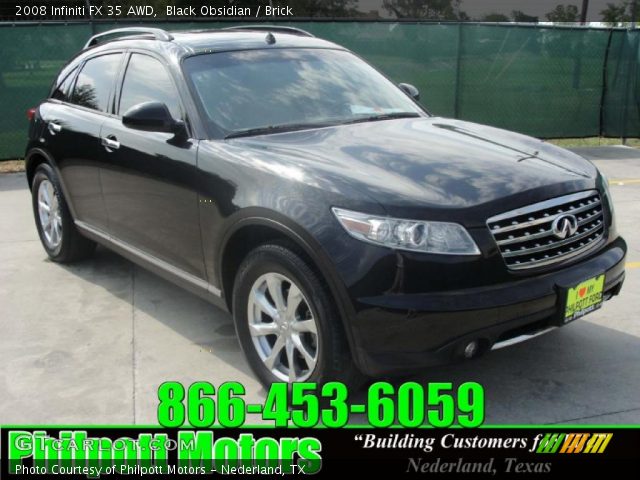 2008 Infiniti FX 35 AWD in Black Obsidian