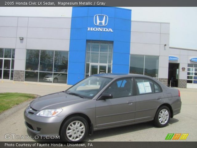 2005 Honda Civic LX Sedan in Magnesium Metallic