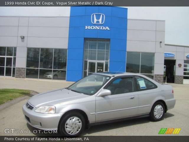 1999 Honda Civic EX Coupe in Vogue Silver Metallic