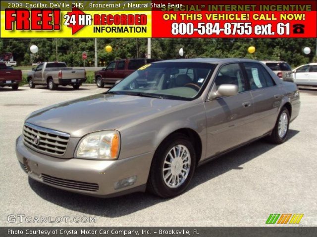 2003 Cadillac DeVille DHS in Bronzemist