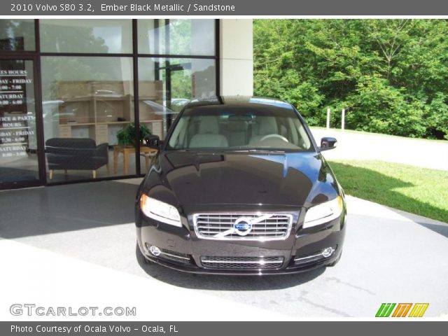 2010 Volvo S80 3.2 in Ember Black Metallic