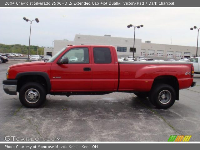 2004 Chevrolet Silverado 3500HD LS Extended Cab 4x4 Dually in Victory Red