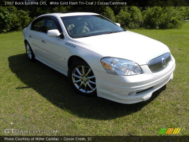 2007 Buick Lucerne CXS in White Gold Flash Tri-Coat