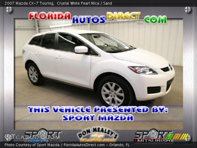 2007 Mazda CX-7 Touring in Crystal White Pearl Mica