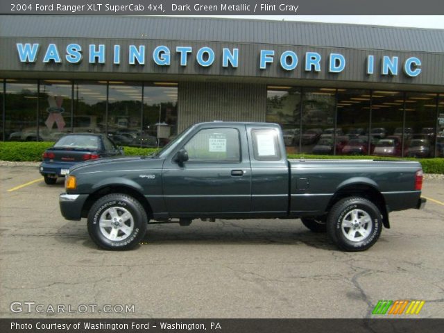 2004 Ford Ranger XLT SuperCab 4x4 in Dark Green Metallic