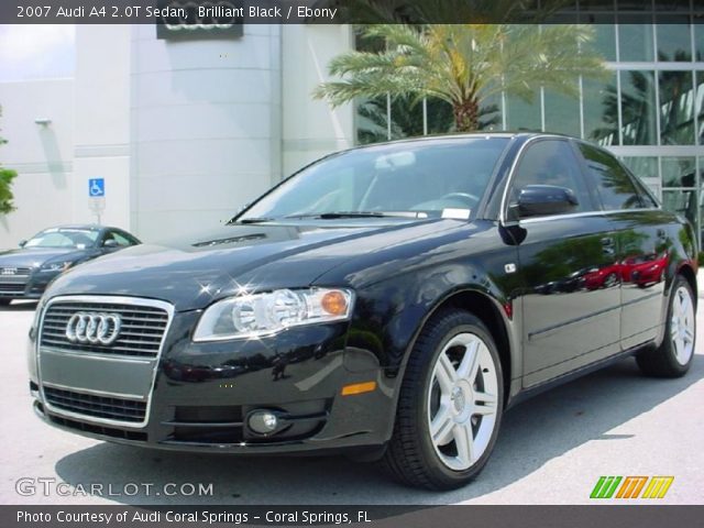 2007 Audi A4 2.0T Sedan in Brilliant Black