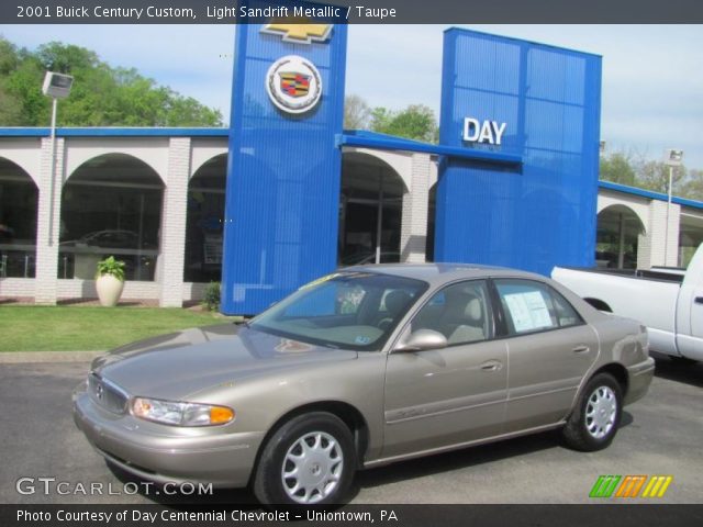 2001 Buick Century Custom in Light Sandrift Metallic