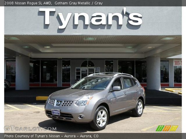 2008 Nissan Rogue SL AWD in Gotham Gray Metallic