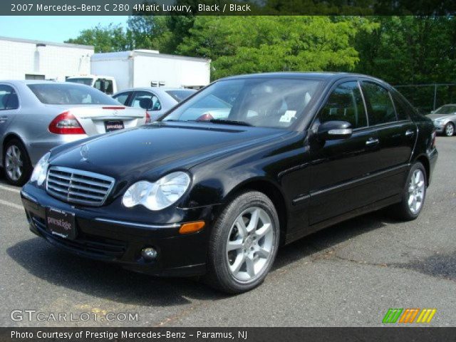 2007 Mercedes-Benz C 280 4Matic Luxury in Black