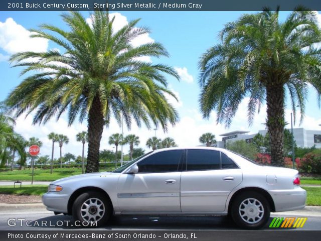 2001 Buick Century Custom in Sterling Silver Metallic