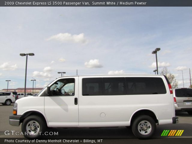 2009 Chevrolet Express LS 3500 Passenger Van in Summit White