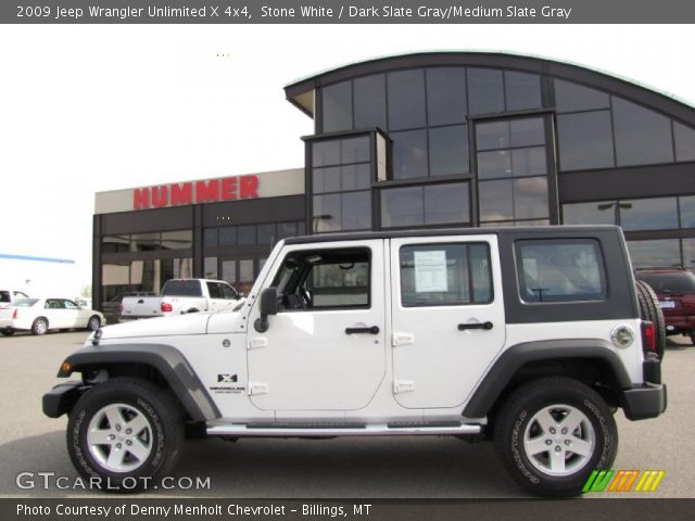 2009 Jeep Wrangler Unlimited X 4x4 in Stone White