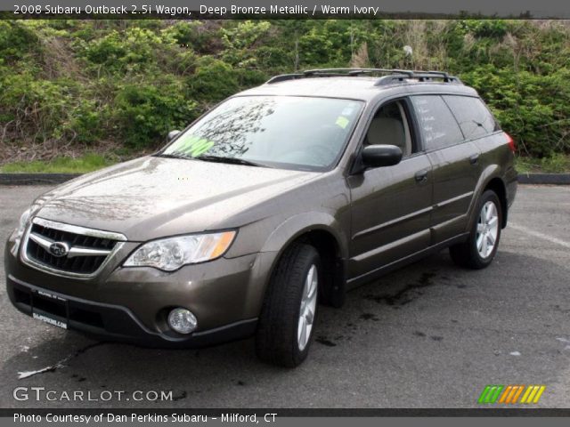 2008 Subaru Outback 2.5i Wagon in Deep Bronze Metallic