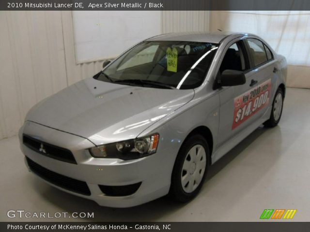 2010 Mitsubishi Lancer DE in Apex Silver Metallic