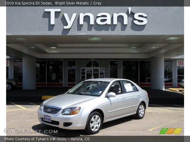 2009 Kia Spectra EX Sedan in Bright Silver Metallic