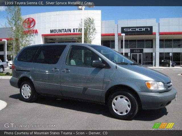 1999 Toyota Sienna CE in Silver Spruce Metallic