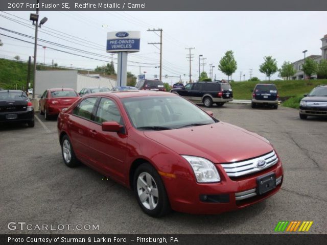 2007 Ford Fusion SE in Redfire Metallic