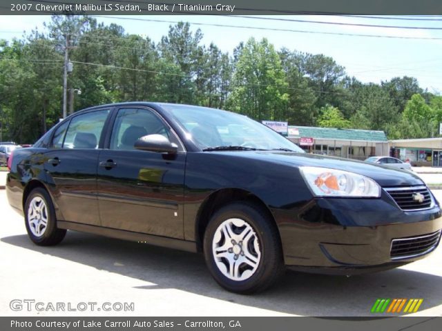2007 Chevrolet Malibu LS Sedan in Black
