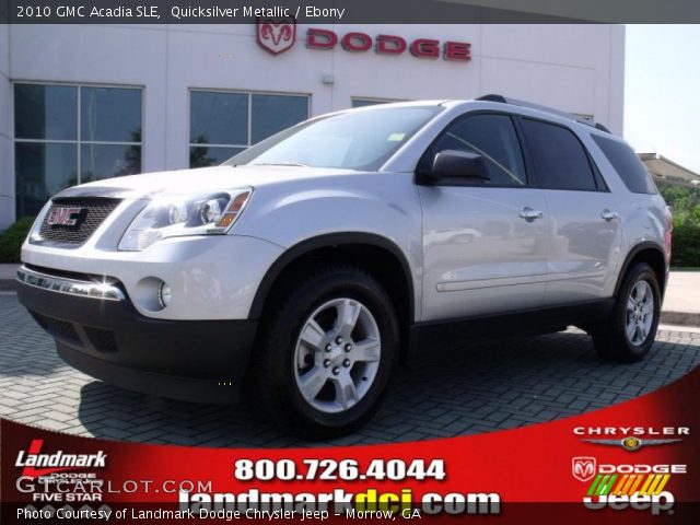 2010 GMC Acadia SLE in Quicksilver Metallic