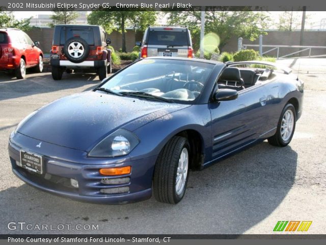 2002 Mitsubishi Eclipse Spyder GS in Chrome Blue Pearl