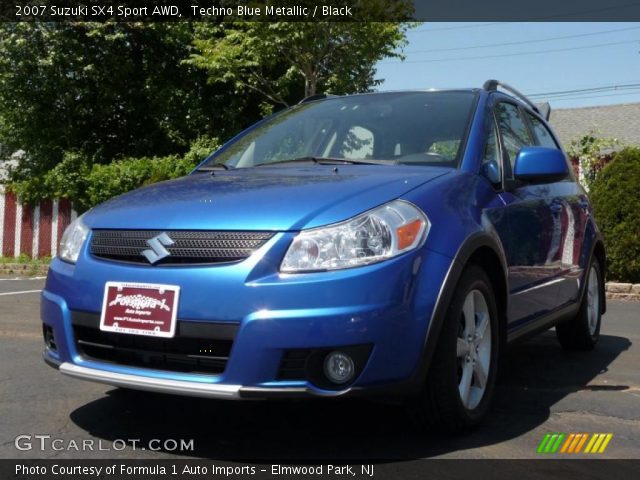2007 Suzuki SX4 Sport AWD in Techno Blue Metallic