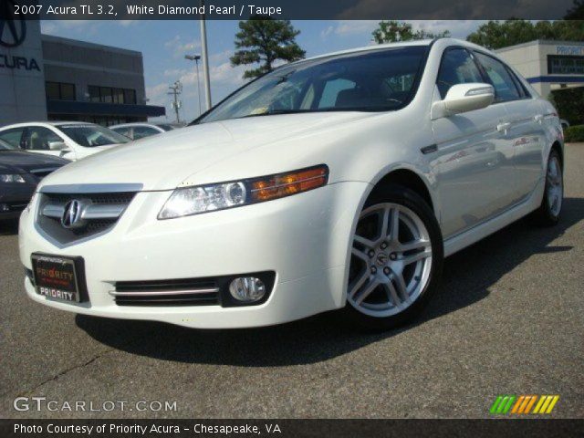 2007 Acura TL 3.2 in White Diamond Pearl