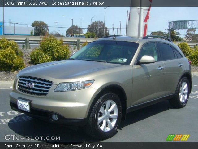 2003 Infiniti FX 35 AWD in Golden Sand Metallic