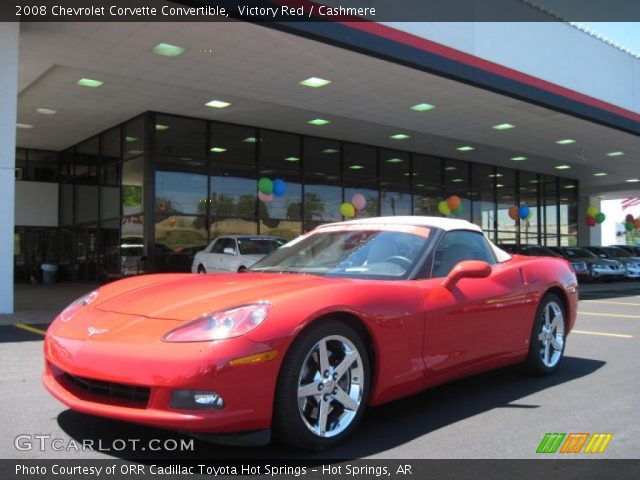2008 Chevrolet Corvette Convertible in Victory Red