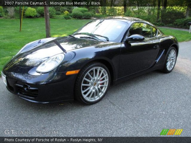 2007 Porsche Cayman S in Midnight Blue Metallic