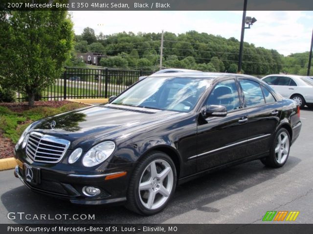 2007 Mercedes-Benz E 350 4Matic Sedan in Black
