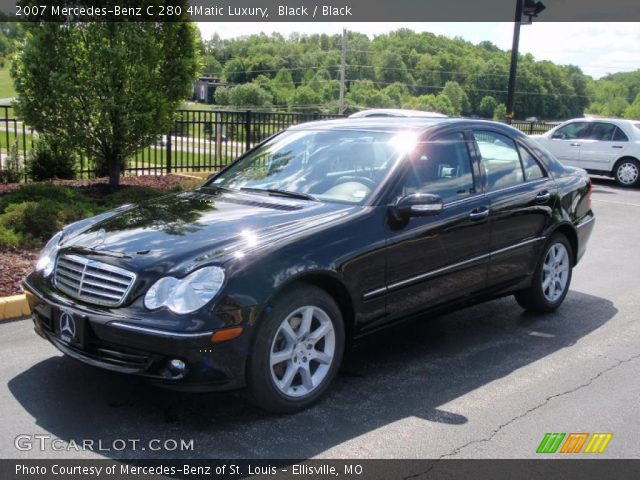 2007 Mercedes-Benz C 280 4Matic Luxury in Black