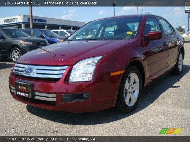 2007 Ford Fusion SE in Merlot Metallic
