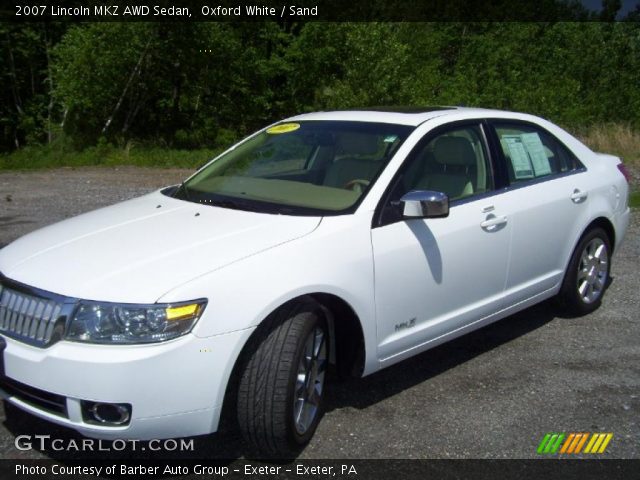 2007 Lincoln MKZ AWD Sedan in Oxford White