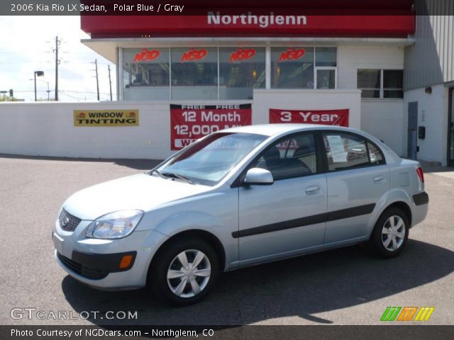 2006 Kia Rio LX Sedan in Polar Blue