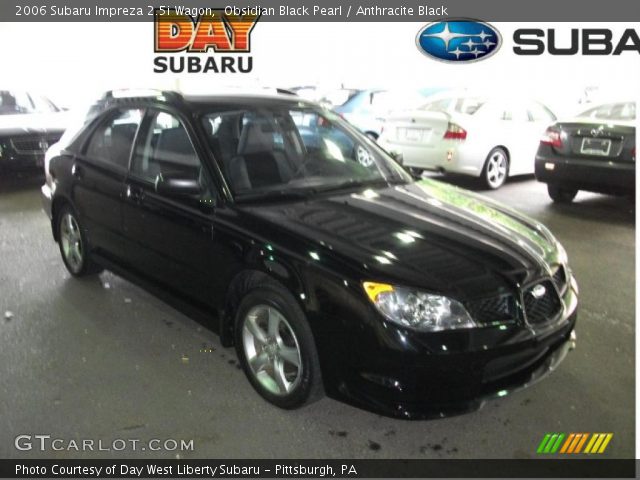 2006 Subaru Impreza 2.5i Wagon in Obsidian Black Pearl