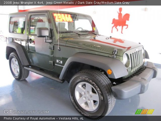 2008 Jeep Wrangler X 4x4 in Jeep Green Metallic