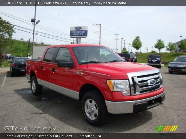 2009 Ford F150 XLT SuperCrew 4x4 in Bright Red